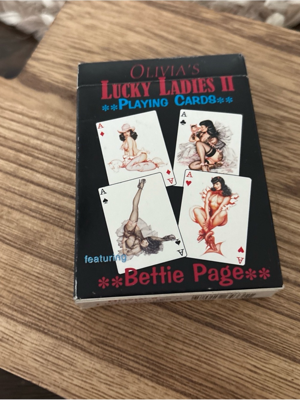 Olivia's Lucky Ladies II Playing Cards - Black